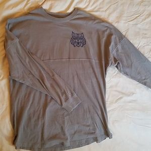 University of Arizona long sleeve shirt with thumb